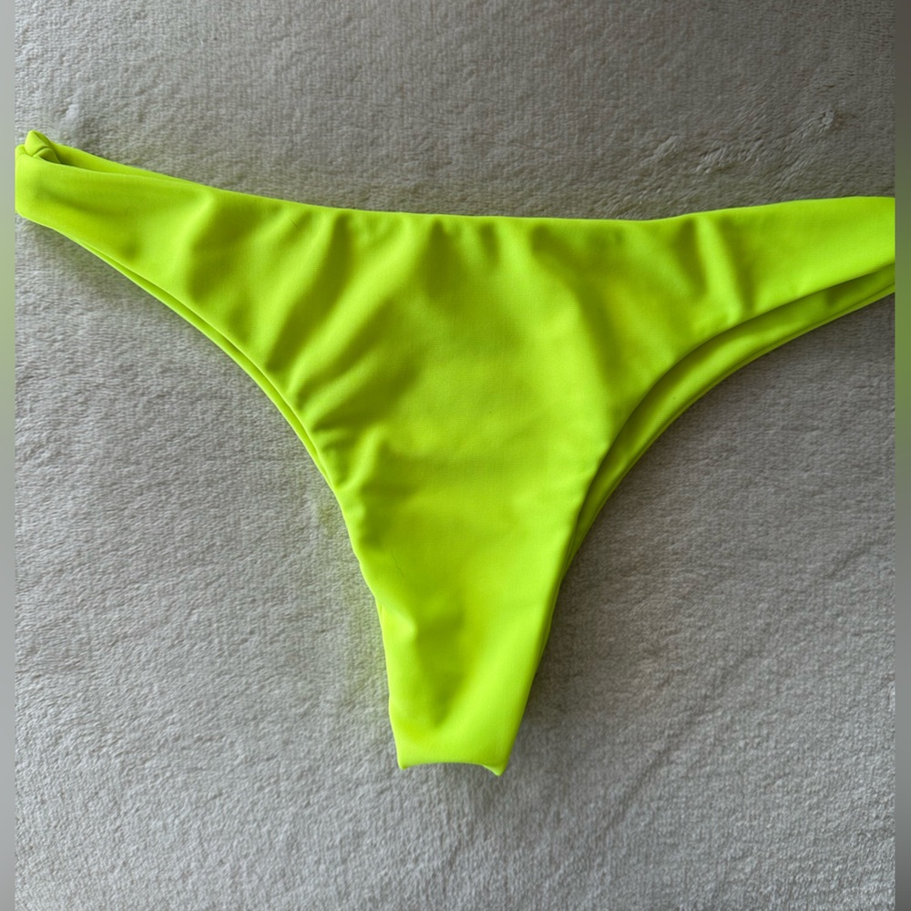 Mikoh Neon Yellow Bikini Bottom